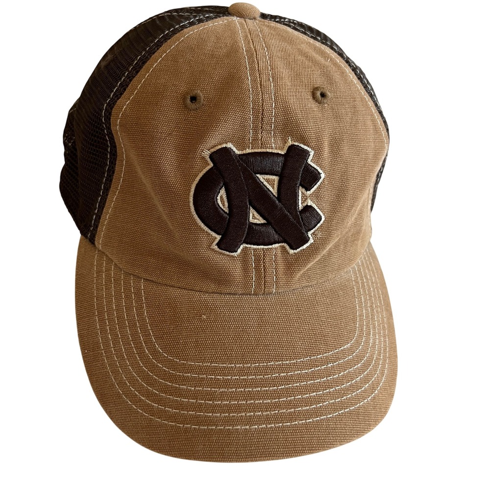 Top of the World UNC North Carolina Hat OSFA Brown Khaki Camo Underbrim Snapback